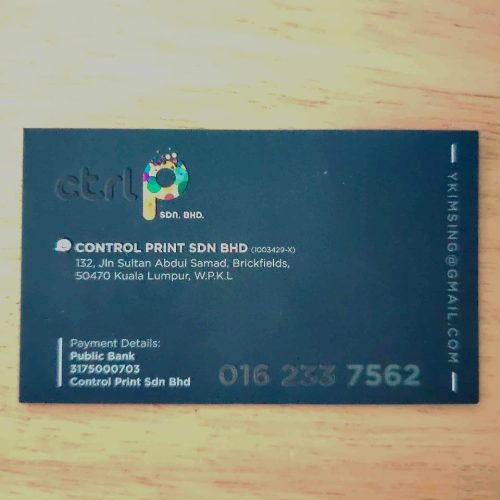 Control Print namcard